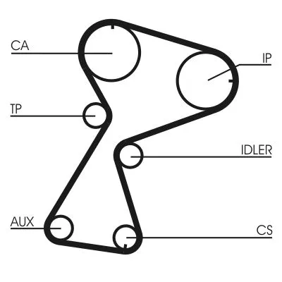 CONTINENTAL CTAM Timing Belt (CT949)