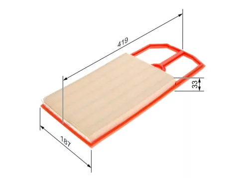 BOSCH Air Filter (1457433716)
