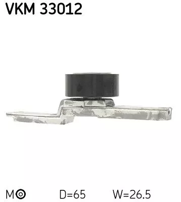 SKF Belt Tensioner, V-ribbed belt (VKM33012)