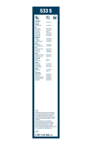BOSCH Wiper Blade (3397118406)
