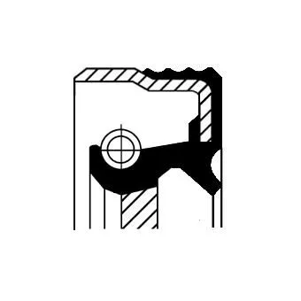 CORTECO Shaft Seal, crankshaft (12014608B)