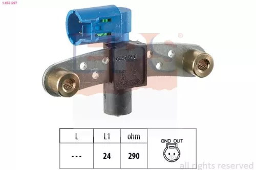 Sensor, crankshaft pulse