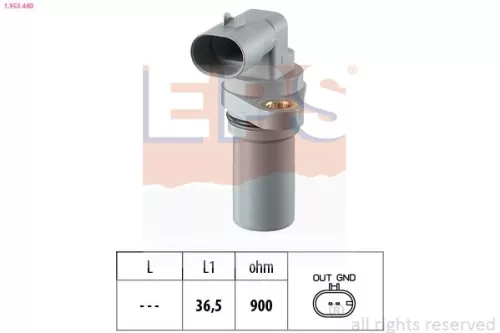 Sensor, crankshaft pulse
