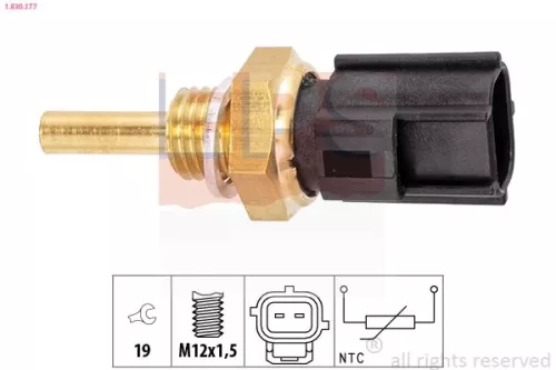 Sensor, coolant temperature