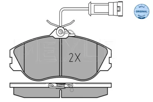 MEYLE Brake Pad Set, disc brake (0252113819/W)