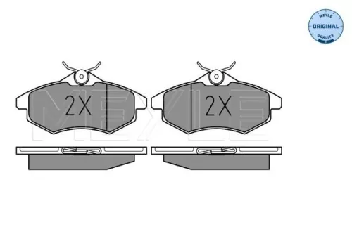 MEYLE Brake Pad Set, disc brake (0252340719)
