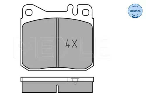 MEYLE Brake Pad Set, disc brake (0252034117)