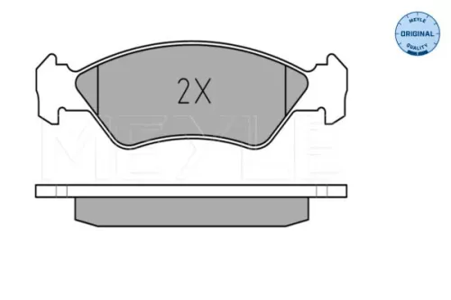 MEYLE Brake Pad Set, disc brake (0252310217)