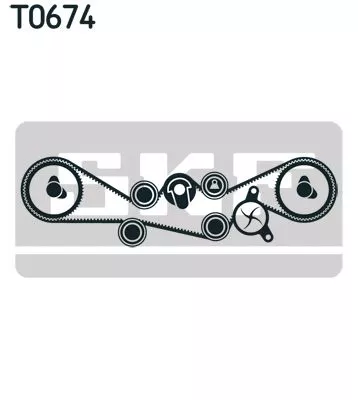 SKF Timing Belt Kit (VKMA98000)