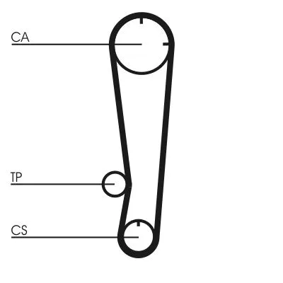 CONTINENTAL CTAM Timing Belt Kit (CT738K2)
