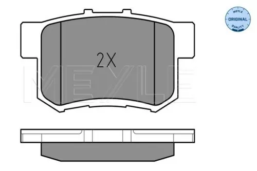 MEYLE Brake Pad Set, disc brake (0252171914/W)