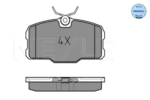 MEYLE Brake Pad Set, disc brake (0252075118)