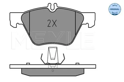 MEYLE Brake Pad Set, disc brake (0252167020)