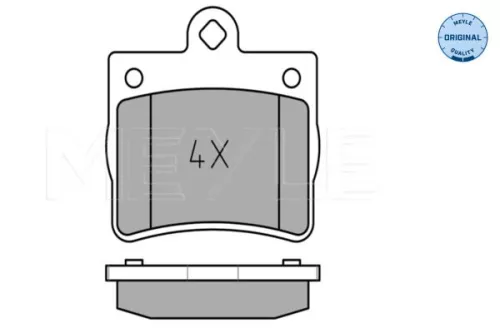 MEYLE Brake Pad Set, disc brake (0252190015)