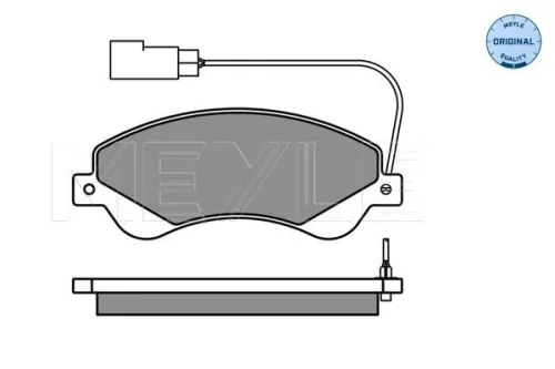 MEYLE Brake Pad Set, disc brake (0252448518/W)