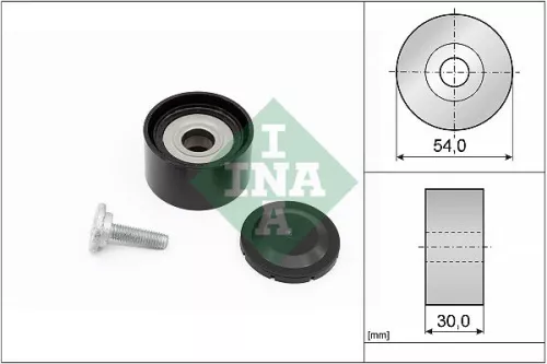 Deflection/Guide Pulley, V-ribbed belt