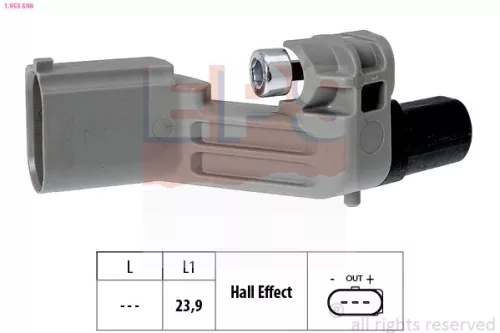 Sensor, crankshaft pulse