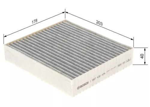 BOSCH Filter, cabin air (1987432434)