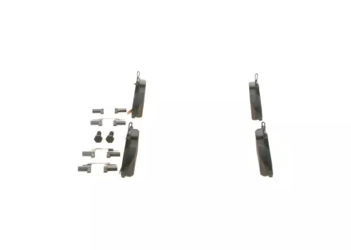BOSCH Brake Pad Set, disc brake (0986494262)