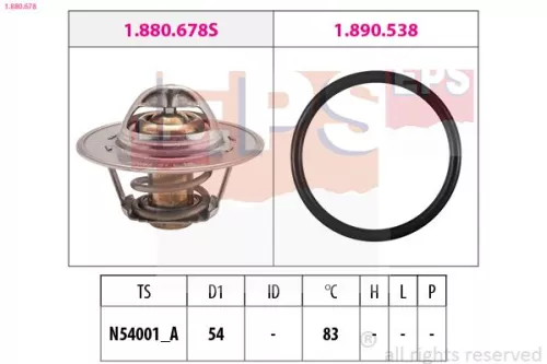 EPS Thermostat, coolant (1-880-678)