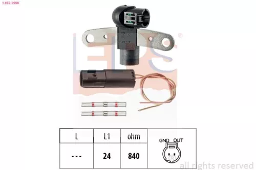 Sensor, crankshaft pulse