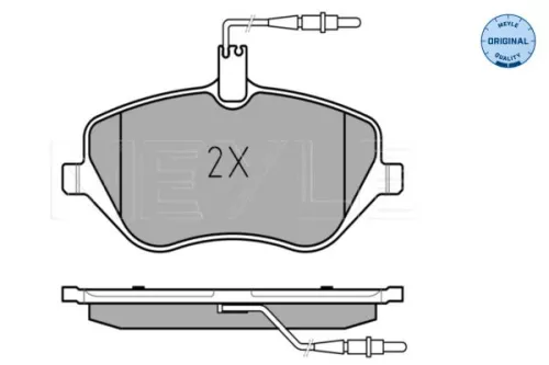 MEYLE Brake Pad Set, disc brake (0252413317/W)