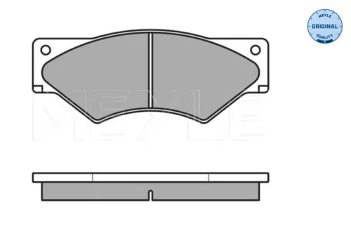 MEYLE Brake Pad Set, disc brake (0252910720/W)