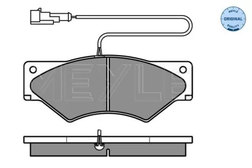MEYLE Brake Pad Set, disc brake (0252910720/W)