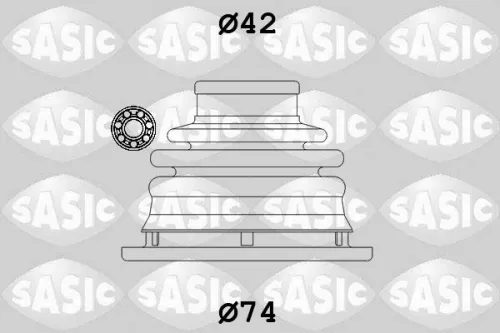 SASIC Bellow Kit, drive shaft (4003470)