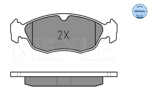 MEYLE Brake Pad Set, disc brake (0252143017/W)