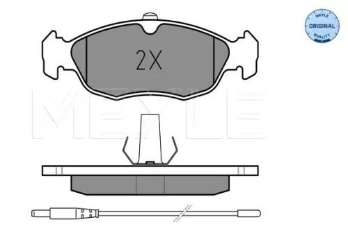 MEYLE Brake Pad Set, disc brake (0252143017/W)