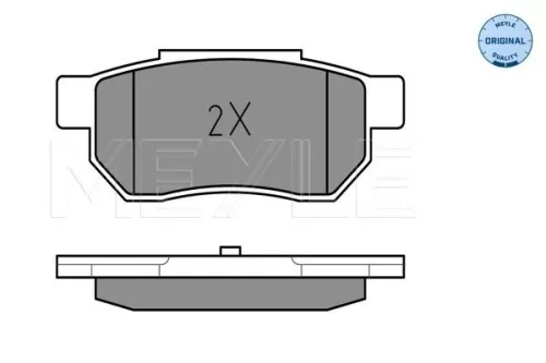 MEYLE Brake Pad Set, disc brake (0252131313/W)