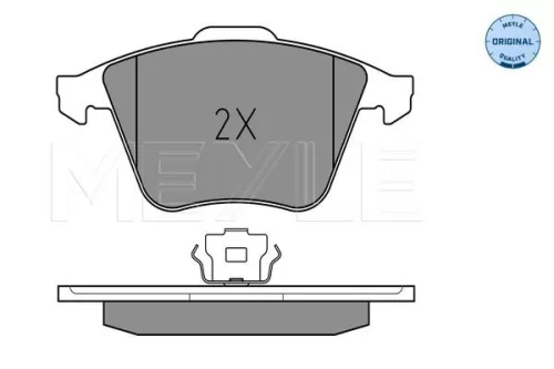 MEYLE Brake Pad Set, disc brake (0252391218)