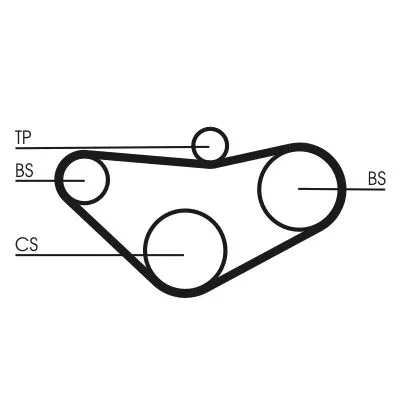 CONTINENTAL CTAM Timing Belt Kit (CT800K1)