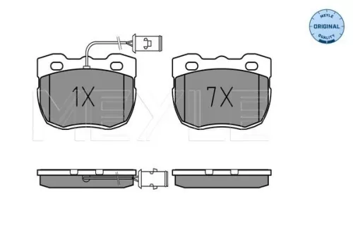 MEYLE Brake Pad Set, disc brake (0252145918/W)