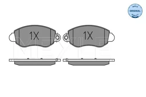 MEYLE Brake Pad Set, disc brake (0252357718/W)