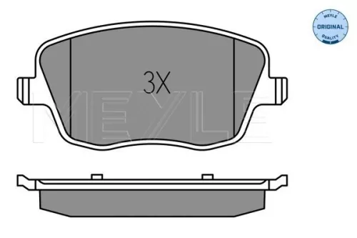 MEYLE Brake Pad Set, disc brake (0252358118/W)