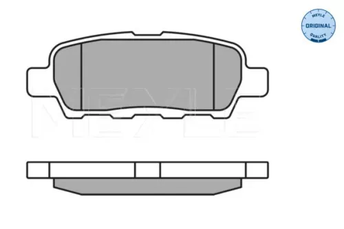 MEYLE Brake Pad Set, disc brake (0252387114/W)