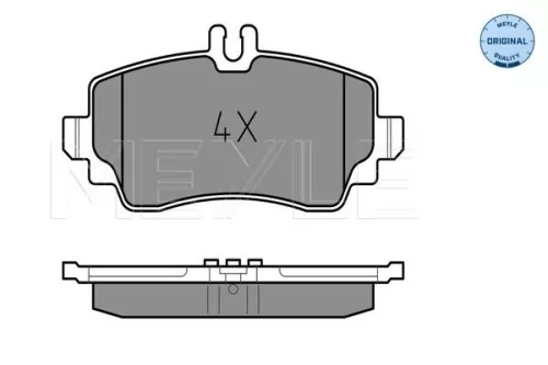 MEYLE Brake Pad Set, disc brake (0252307016)