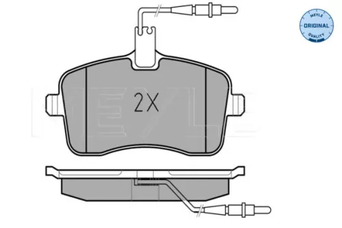 MEYLE Brake Pad Set, disc brake (0252413418/W)