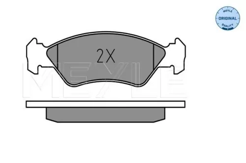 MEYLE Brake Pad Set, disc brake (0252120217)