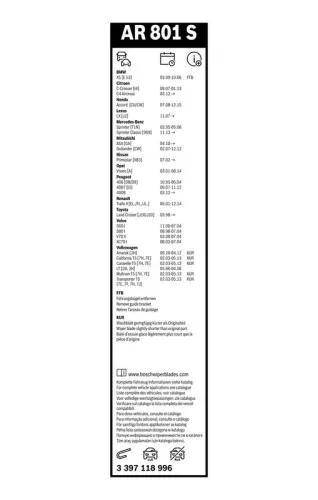 BOSCH Wiper Blade (3397118996)