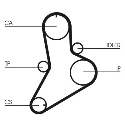 CONTINENTAL CTAM Timing Belt Kit (CT989K1)