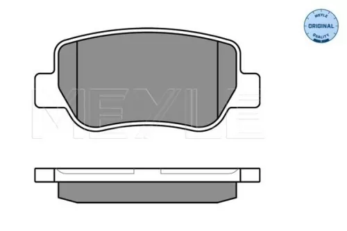 MEYLE Brake Pad Set, disc brake (0252488516/W)