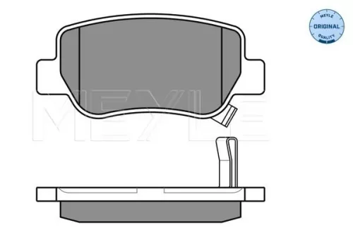 MEYLE Brake Pad Set, disc brake (0252488516/W)