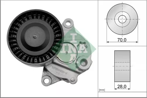 Belt Tensioner, V-ribbed belt