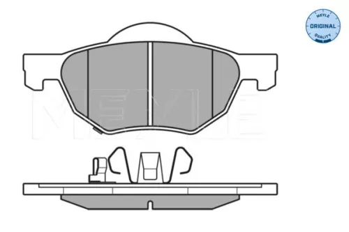 MEYLE Brake Pad Set, disc brake (0252372017/W)