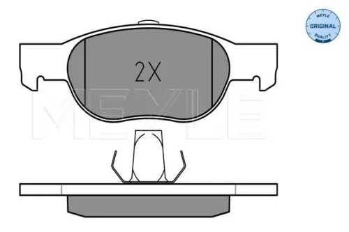 MEYLE Brake Pad Set, disc brake (0252318118)