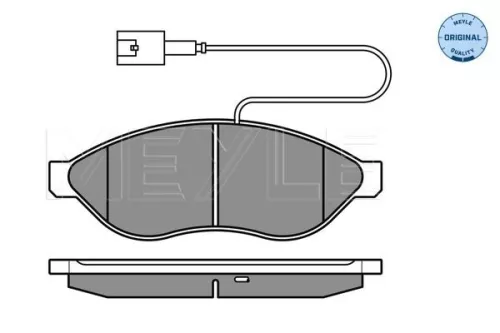 MEYLE Brake Pad Set, disc brake (0252446819/W2)
