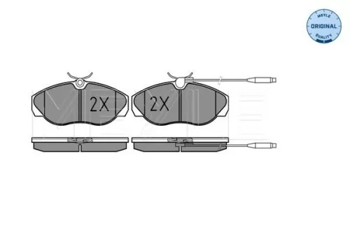 MEYLE Brake Pad Set, disc brake (0252179719/W)